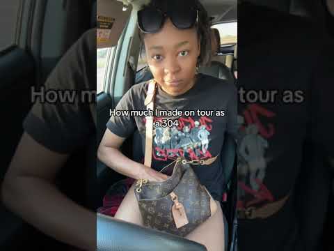 How much I made in 2 weeks on tour as a 304 💵🤑💰💸