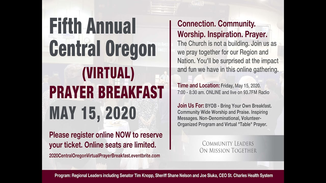 2020 Central Oregon Prayer Breakfast Audio Recording