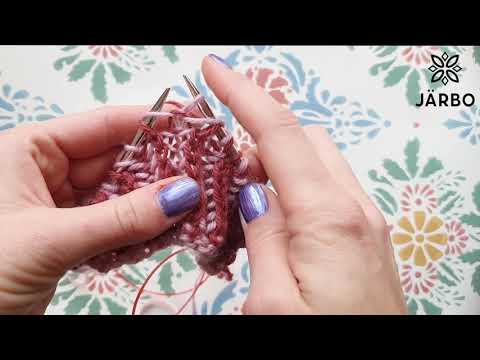 Briochestickning: Vänsterlutande minskning (Llprm)