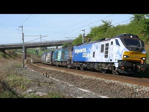 88010 & 68003, 4S43 Daventry - Mossend, Beck Foot, 30/04/2025