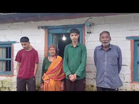 ग्राम निगाली, जिला चम्पावत के विद्युतीकृत होने के अवसर पर ।