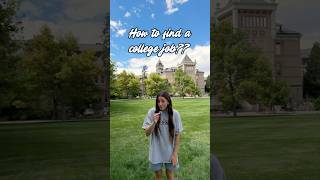 The EASIEST Way to Find a College Job!