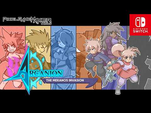 Pixel Game Maker Series Arcanion: The Mekanos Invasion | Trailer | Nintendo Switch
