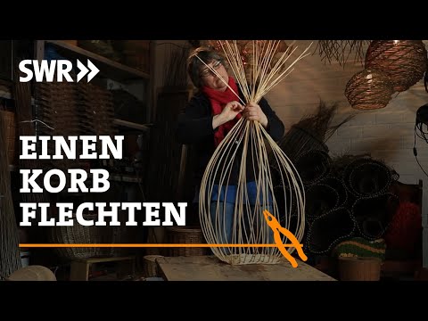 How to weave a beautiful crooked basket | SWR Handwerkskunst