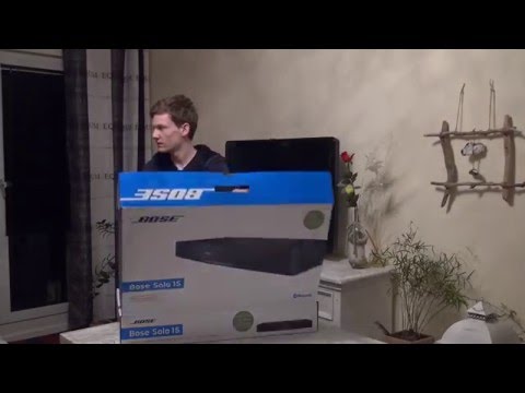 Videocheck unboxing Bose Solo 15 II [Bluetooth Soundbar] german (HD)