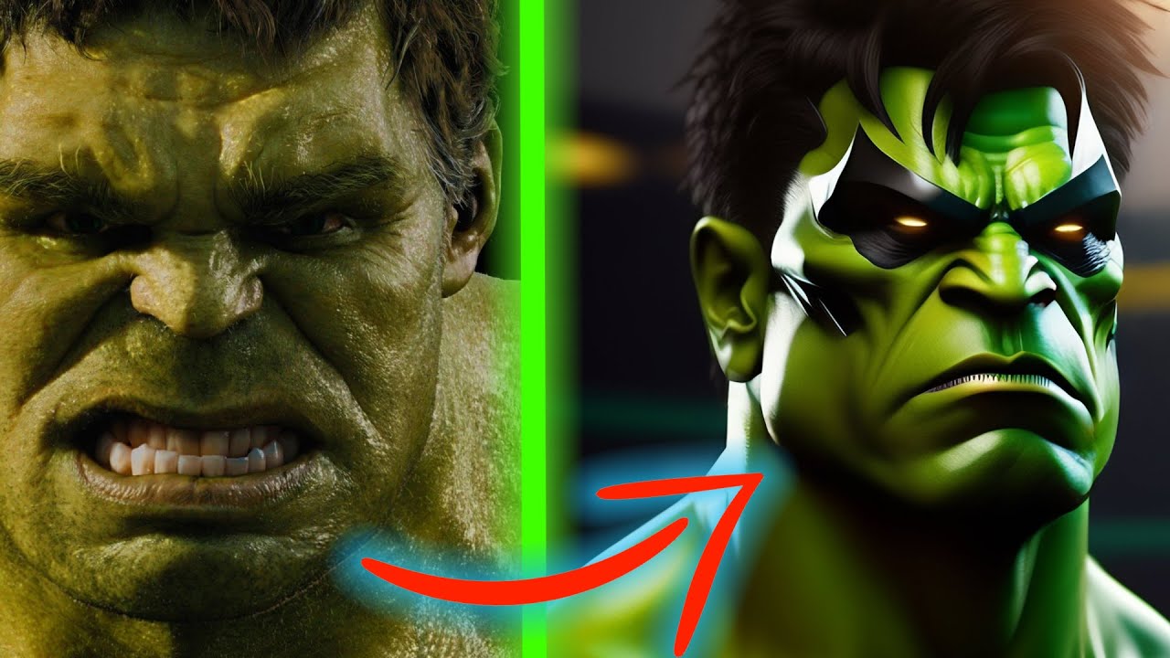 Stable Diffusion img2img - Hulk