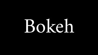 Download lagu How to Pronounce Bokeh (Japanese Term) mp3