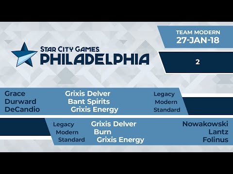 SCGPHILLY: Round 2 - Grace, Durward, DeCandio vs Nowakowski, Lantz, Folinus | Modern