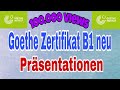 Goethe Zertifikat B1 Neu Sprechen Teil 2 Alle Präsentationen Sprechen 100 Bestehen