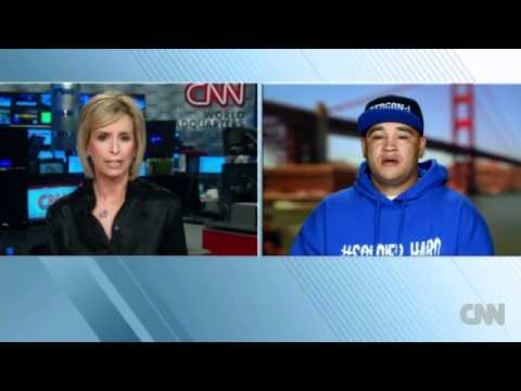 CNN TV NEWS- VALLEJO Artist SOLDIER HARD Story and Interview