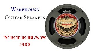 Video thumbnail for Warehouse Guitar Speakers WGS Veteran 30 by Robert Jackson