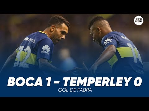 Gol de Fabra | Boca 1 - Temperley 0 | Superliga 17/18
