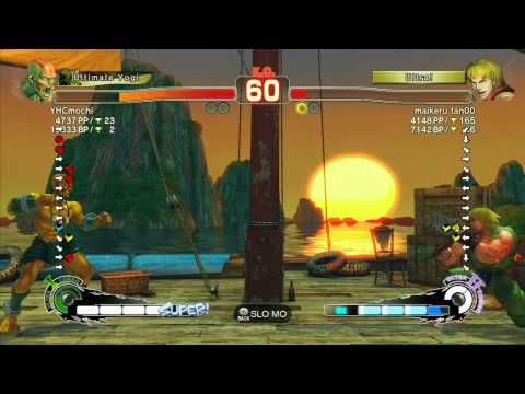 SSF4 AE: YHCmochi (Dhalsim) vs Michael Tan (Ken) - Ranked Match (720p HD)