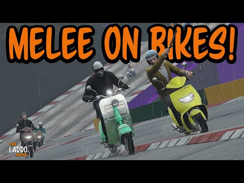 Melee on bikes