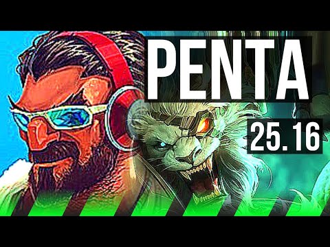 GRAVES vs RENGAR (JGL) | Penta, Legendary | KR Challenger | 25.16