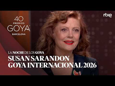 SUSAN SARADON recibe el GOYA INTERNACIONAL | Premios Goya 2026