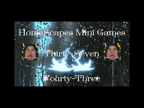 HomeScapes Mini Games 37 to 43