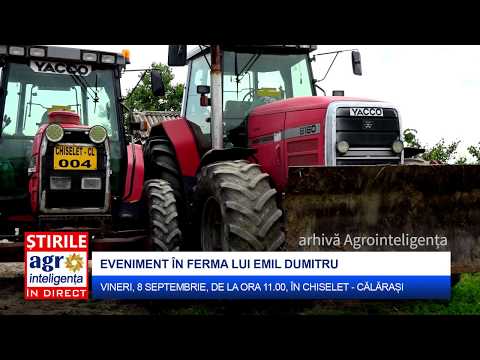 Invitație: ”Fermă mică, potențial mare”,  vineri - 8 sept., Chiselet CL