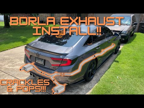Thumbnail for BORLA EXHAUST INSTALL 2018+ HONDA ACCORD!! by Honda Accord