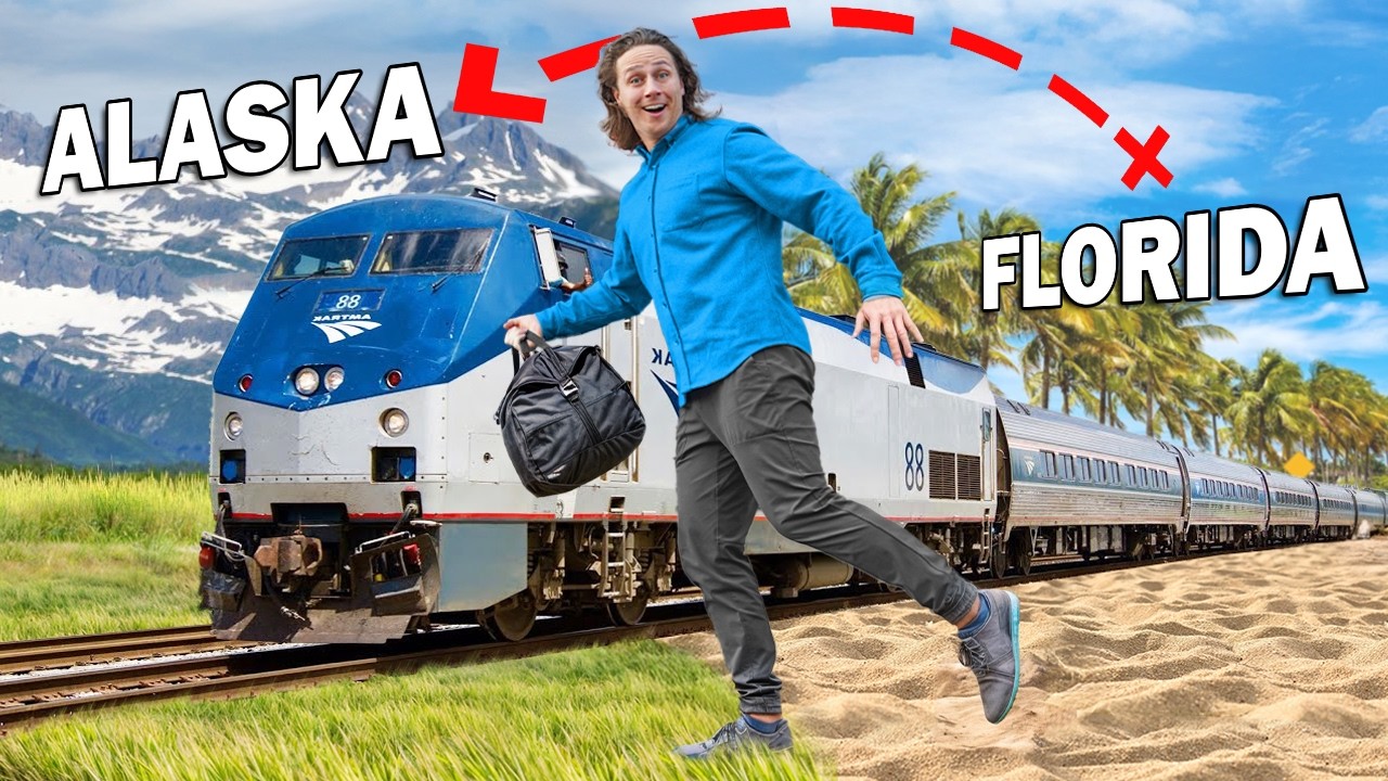 Taking the TRAIN from Miami to Alaska - FULL SERIES