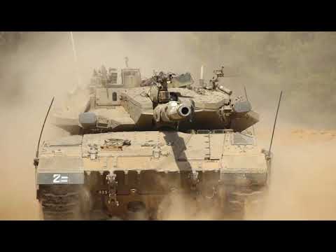 Neuer Israelischer Panzer Integration Von Künstlicher Intelligenz のメルカバ MK5 Barak。