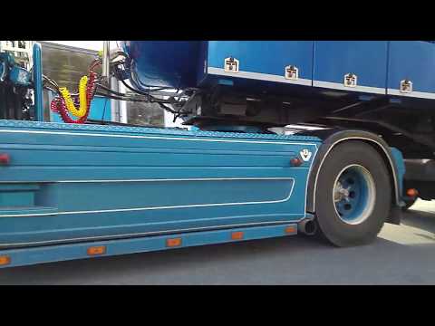S.P.J. jansen SCANIA R520 V8 open pipe sound