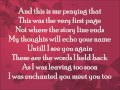 Owl City - Enchanted (Taylor Swift cover) lyrics ...