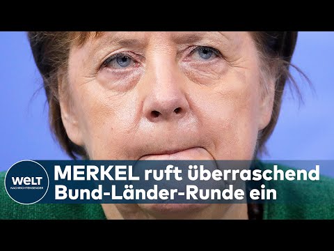 CORONA-LOCKDOWN: Kanzlerin Merkel berät heute überraschend erneut mit den Ministerpräsidenten