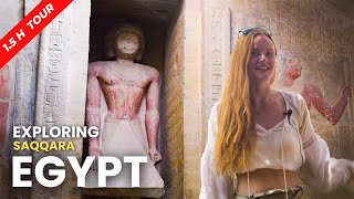 Inside Pyramid Age Mastabas | COMPLETE Exploration (1.5 H) Saqqara, Egypt