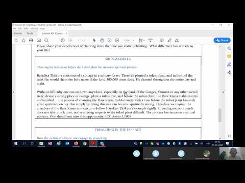 Bhakti Vriksha- Session 50 - Chanting of the Holy names