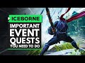 Monster Hunter World Iceborne | Most Important Event Quests You Need to Do in Holiday Joy Festival