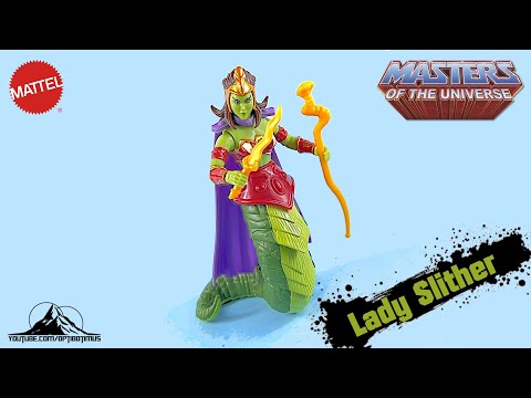 Mattel Creations Masters of the Universe Origins LADY SLITHER Video Review