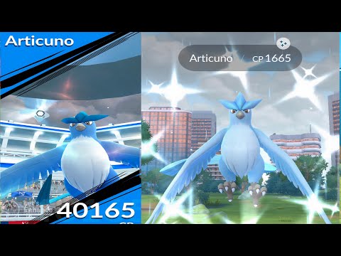 Finally I Got✨Shiny Articuno Raid in #pokemongo
