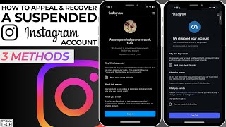 🚨 NO APPEAL BUTTON How to Recover a Disabled/Suspended Instagram Account - 3 Methods to Appeal