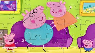 Peppa Pig Puzzles For Kids СВИНКА ПЕППА собираем Пазлы для детей