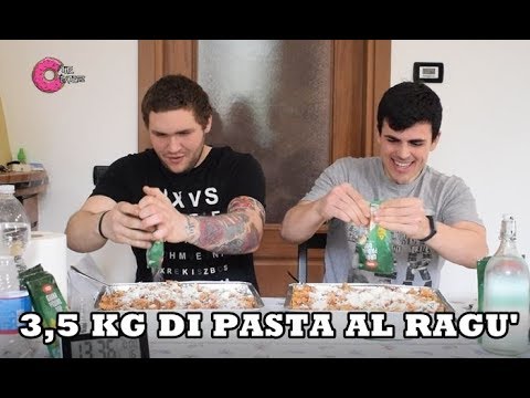 3,5 KG DI PASTA AL RAGU' CHALLENGE!
