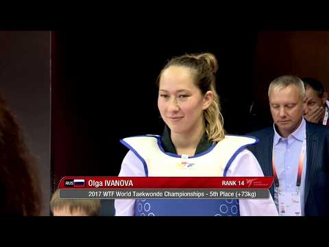 2017 Moscow WT GP W+67kg Semi final   O IVANOVA RUS VS B KIM KOR