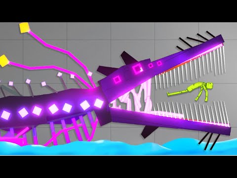 INSANE NEW LARGEST Sea Monster EATS Ragdolls!