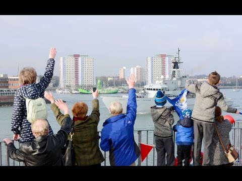 HMS Mersey Heads To The Caribbean