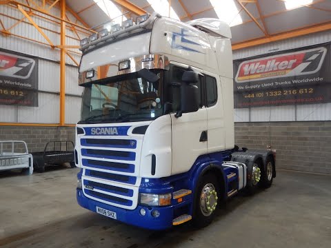 SCANIA R480 TOPLINE 6 X 2 TRACTOR UNIT - 2008 - MX08 SHZ