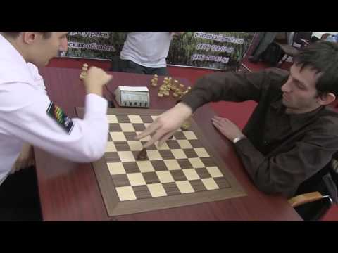 Karjakin vs  Grischuk  Blitz |  knight and bishop endgame (very fast)