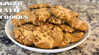 Ginger Latte Cookies | Soft & Chewy | Holiday Cookies | Vlogmas Day 1