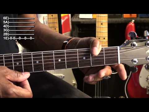 How To Play Your Very First Guitar Solo Single Riff Acoustic Blues Solo #2@EricBlackmonGuitar