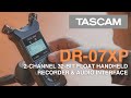 DR-07XP - 2-Channel 32-bit Float Portable Handheld Recorder and USB-C Interface