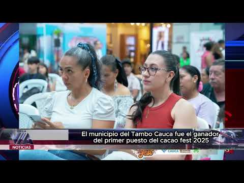 El municipio del Tambo Cauca fue el ganador del primer puesto del cacao fest 2025