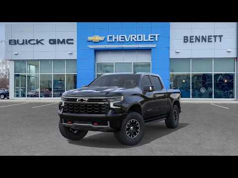 2026 Chevrolet Silverado 1500 Crew Cab Short Box 4-Wheel Drive ZR2 in Black for sale at Bennett Chevrolet Cadillac Buick GMC Ltd. in Cambridge, ON