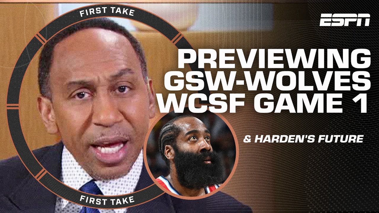 WARRIORS or WOLVES 👀 Who needs Game 1 more? + BELIEF IN James Harden fading? 😬 | First Take
