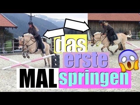 MEIN ERSTES MAL SPRINGEN I MIT PFERD SPRINGEN