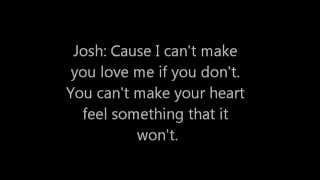 I Can&#39;t Make You Love Me - Union J Lyrics
