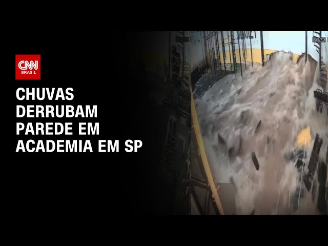 Chuva forte destrói academia de crossfit na zona Sul de São Paulo | LIVE CNN